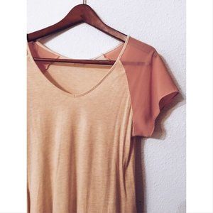 Wishful Park v neck top nwot